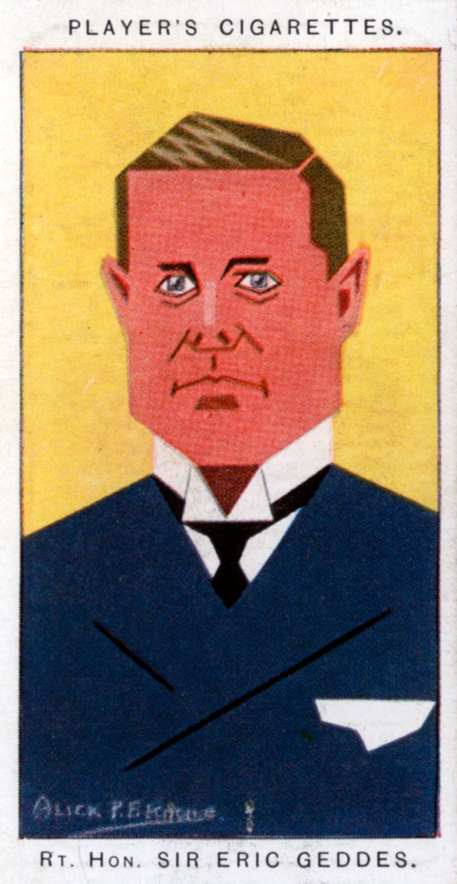 Sir Eric Campbell Geddes brit politikus, 1926 alkotó: Alick P. F. Ritchie