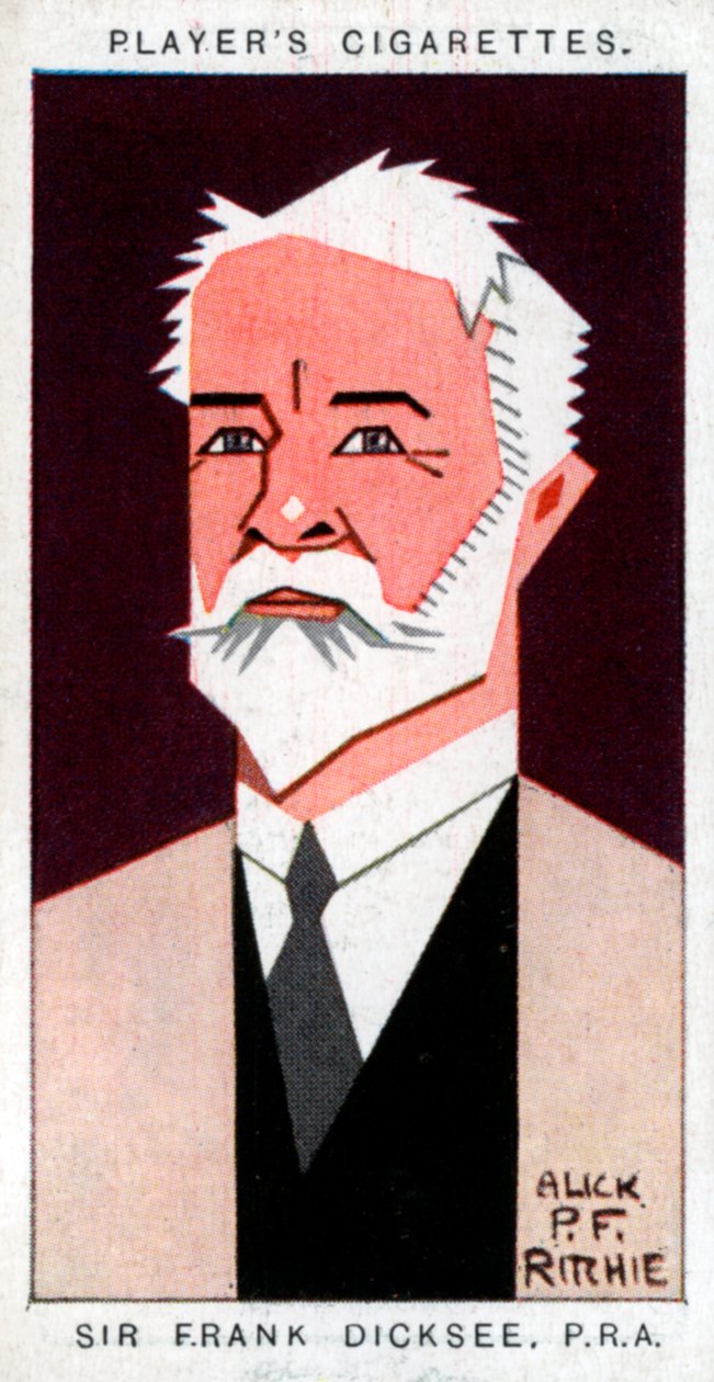 Sir Francis Bernard Dicksee brit festő, 1926. alkotó: Alick P. F. Ritchie