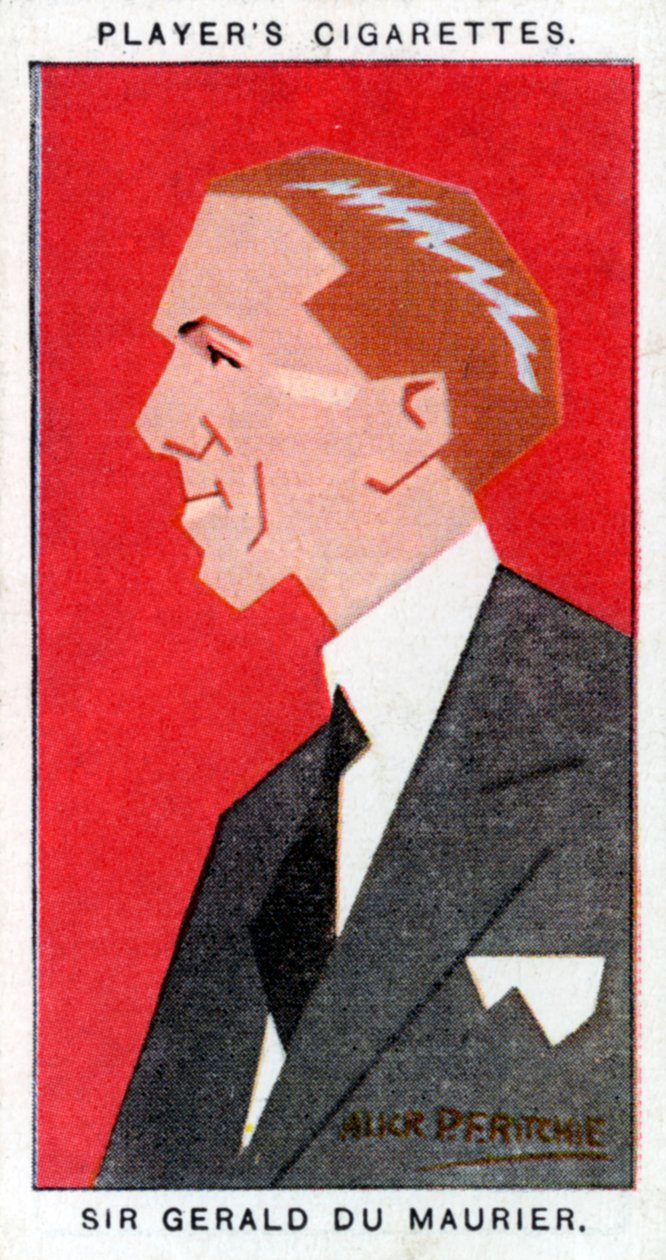 Sir Gerald du Maurier, brit színész-menedzser, 1926. alkotó: Alick P. F. Ritchie