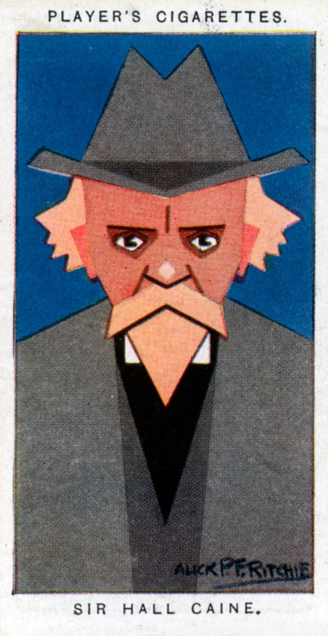 Sir Hall Caine, brit regényíró, 1926 alkotó: Alick P. F. Ritchie