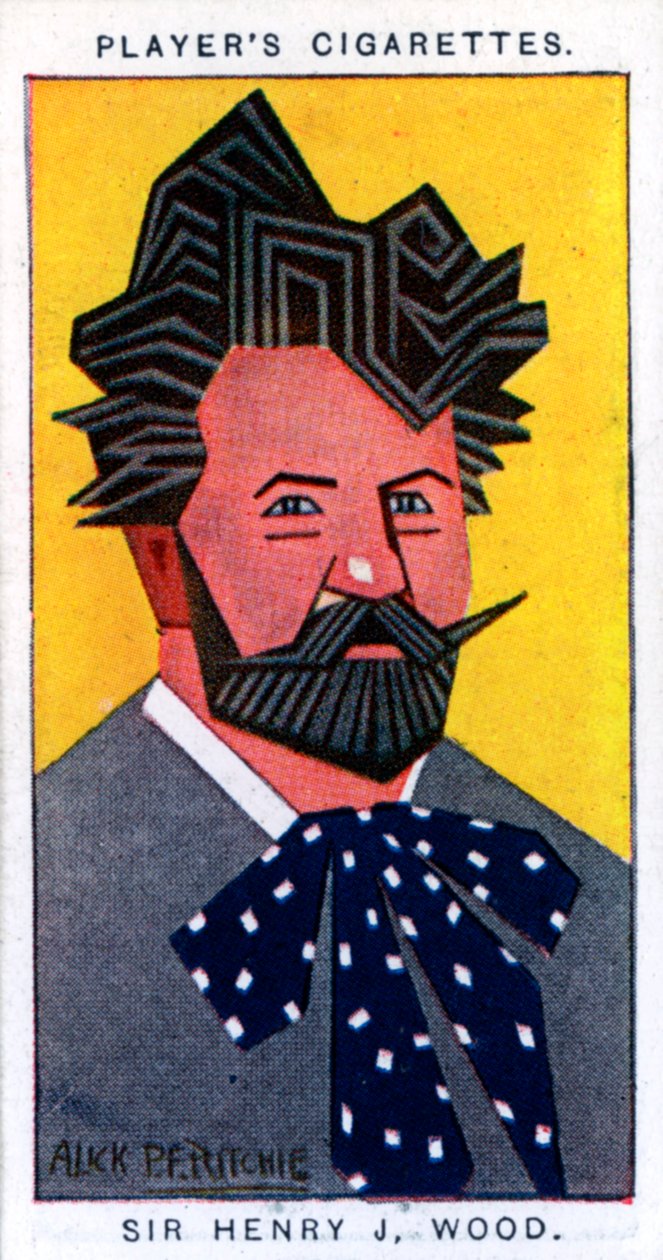 Sir Henry Joseph Wood, brit karmester, 1926. alkotó: Alick P. F. Ritchie