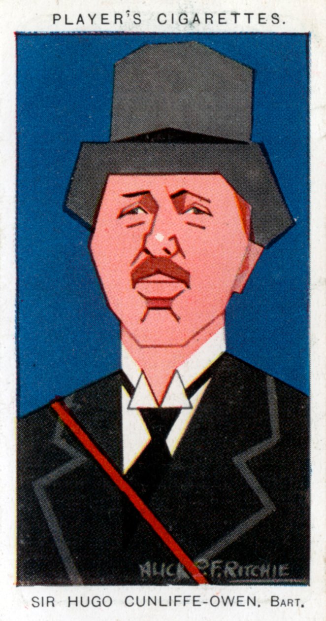 Sir Hugo Cunliffe-Owen, brit üzletember, 1926. alkotó: Alick P. F. Ritchie