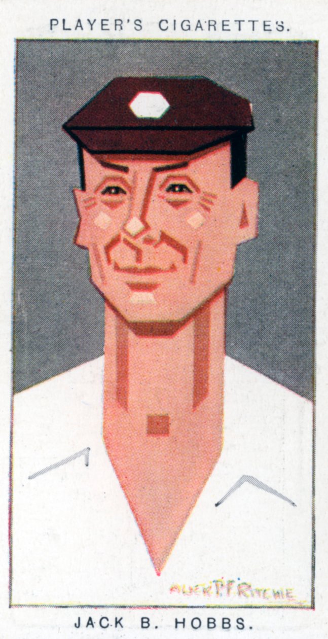 Sir Jack Hobbs, brit krikettjátékos, 1926 alkotó: Alick P. F. Ritchie