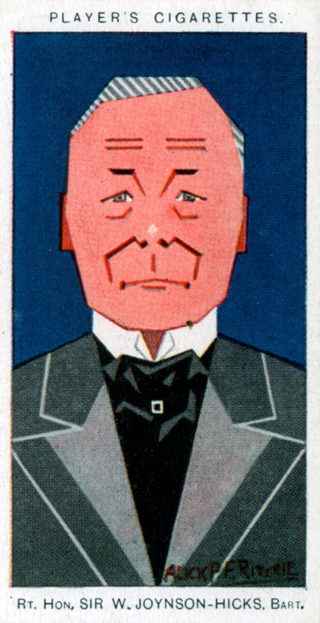 William Joynson-Hicks, Brentford 1. vikomt, brit államférfi, 1926 alkotó: Alick P. F. Ritchie