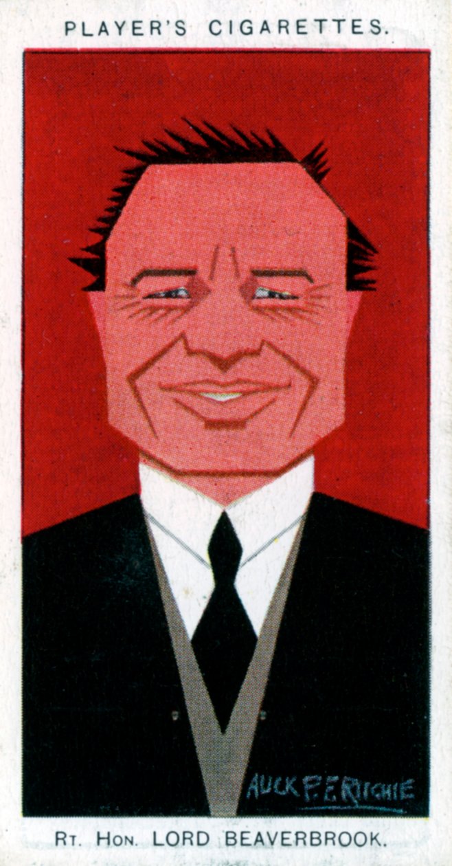 William Maxwell Aitken, Beaverbrook 1. báró, államférfi és újságtulajdonos, 1926. alkotó: Alick P. F. Ritchie