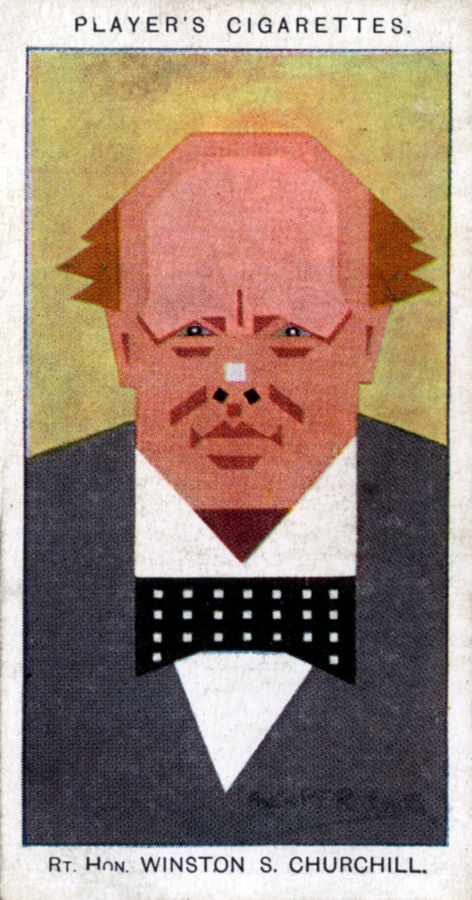Winston Churchill, brit miniszterelnök, 1926 alkotó: Alick P. F. Ritchie