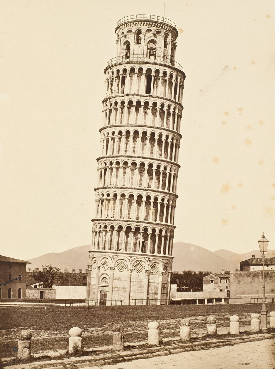 Campanile, Pisa (-4603) alkotó: Alinari Brothers