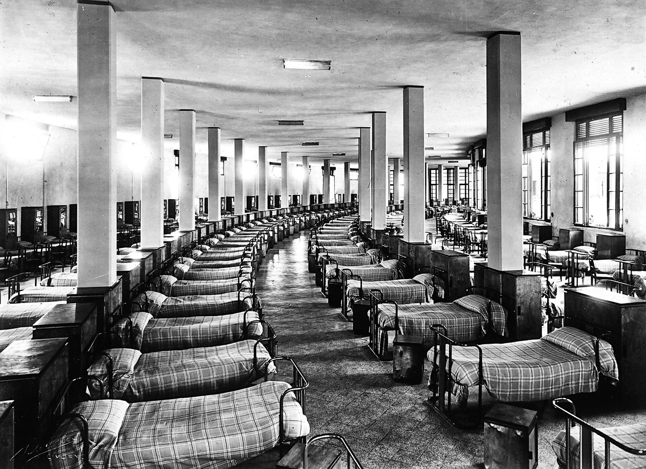 Villa Rosa Maltoni Mussolini: a kollégium (f/w fotó) alkotó: Fratelli Alinari