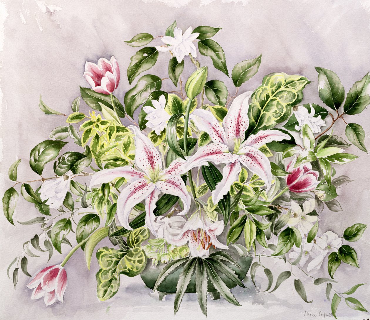 Csendélet liliomokkal, 1996 alkotó: Alison Cooper