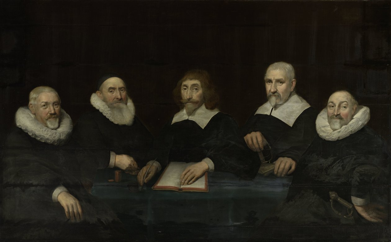 A Middelburgi Javító Ház régensei, 1643 alkotó: Allaert van Loeninga