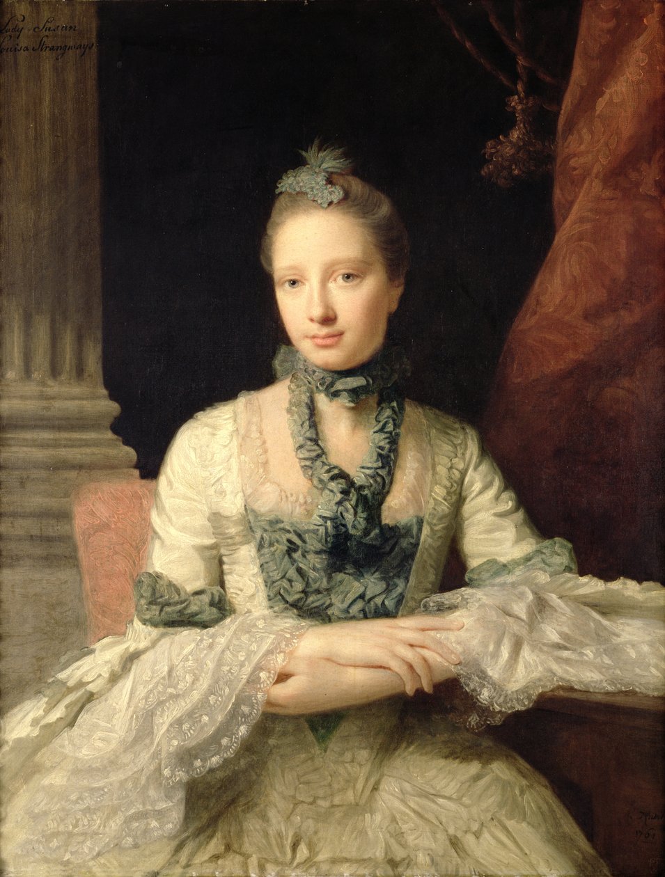 Lady Susan Fox-Strangways, 1761 alkotó: Allan Ramsay