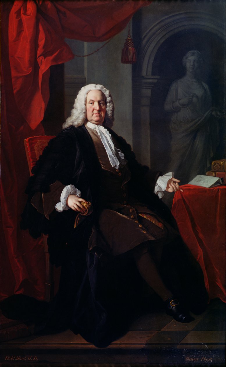 Dr. Richard Mead portréja, 1747 alkotó: Allan Ramsay