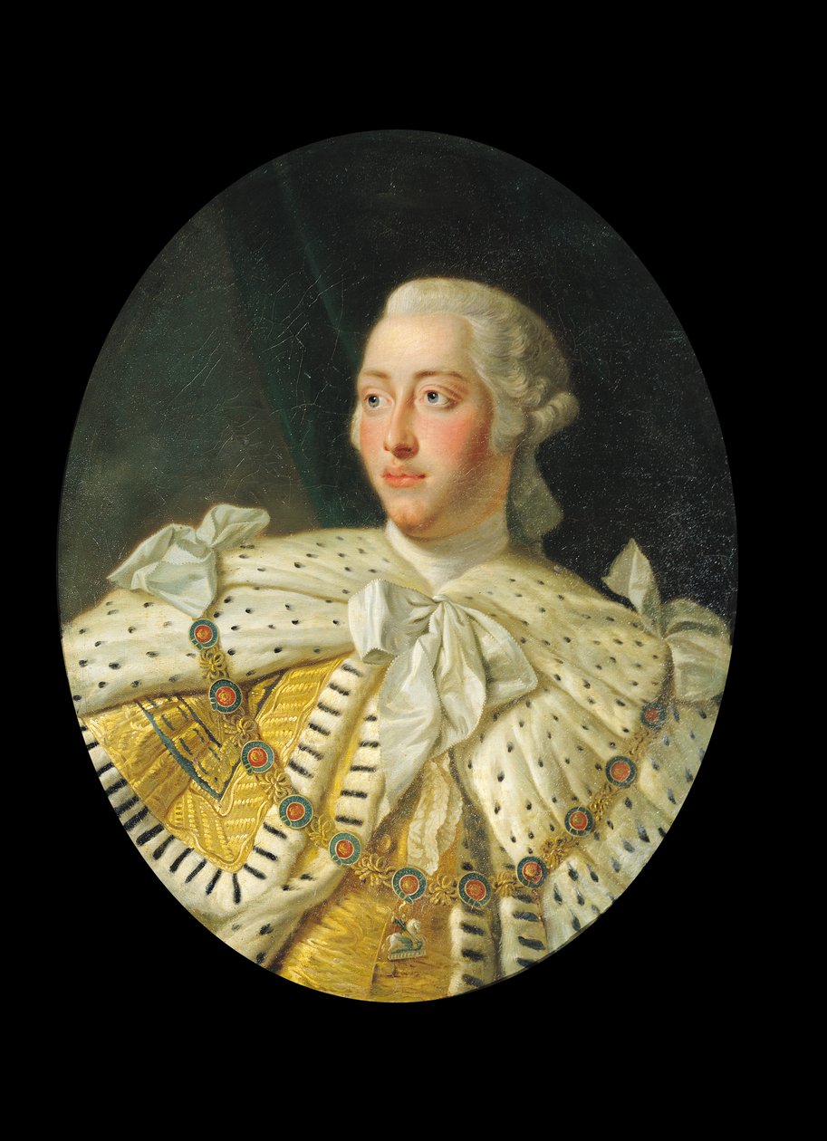 György király portréja, 1760 után alkotó: Allan Ramsay