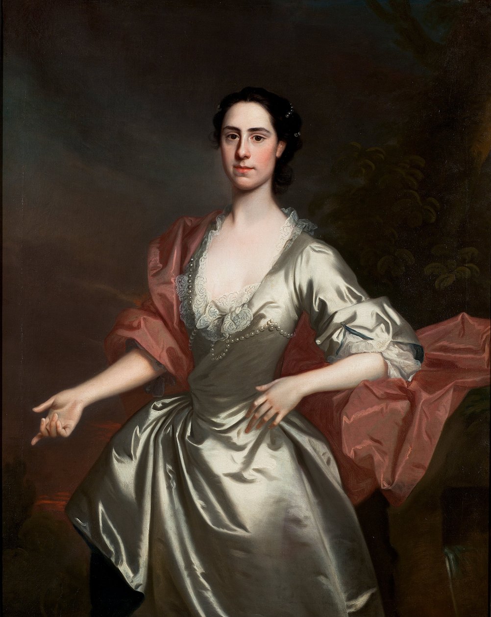 Lady Susanna Campbell, szül. Bernard arcképe († 1751) alkotó: Allan Ramsay