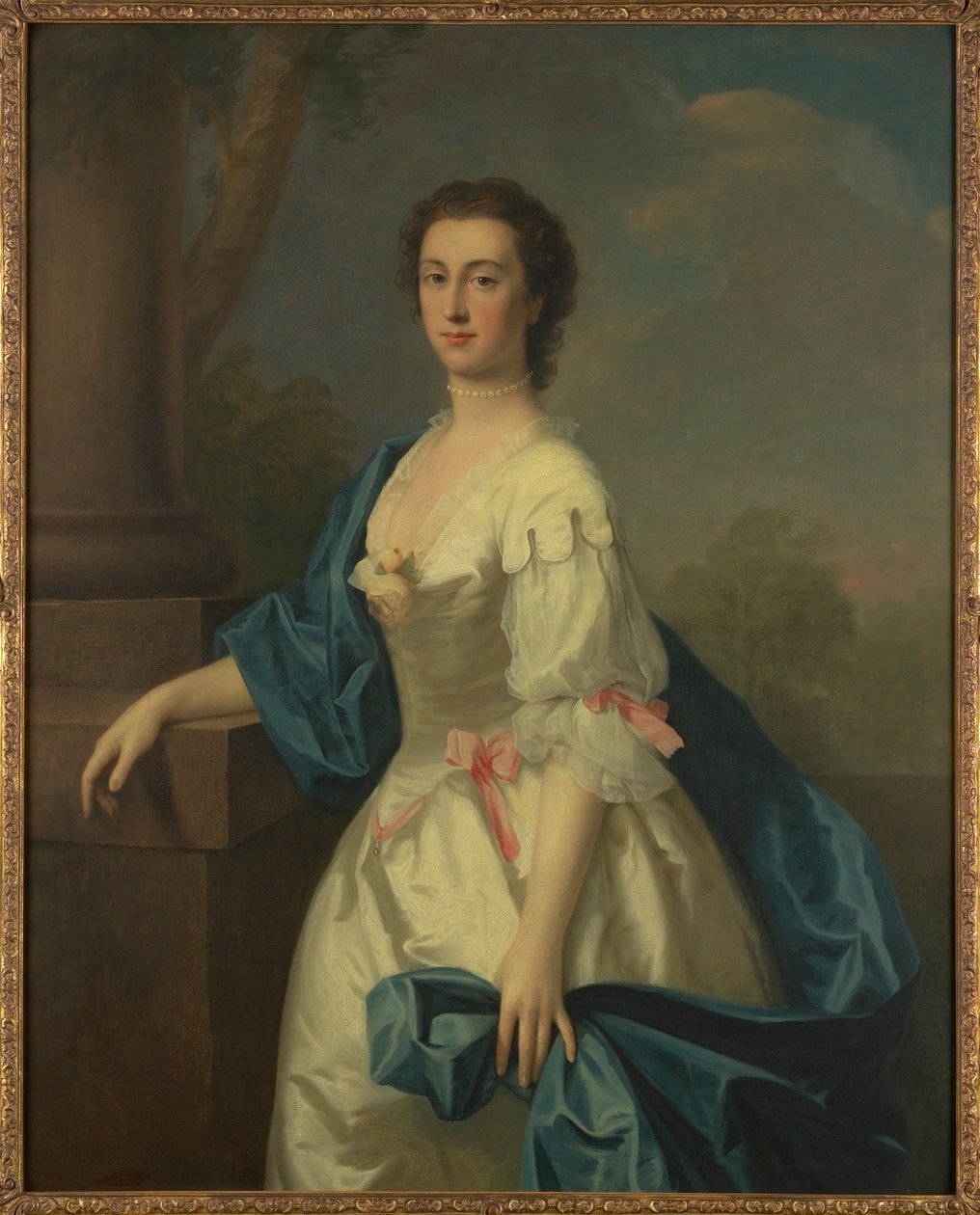 Hölgy portréja, 1744 körül alkotó: Allan Ramsay