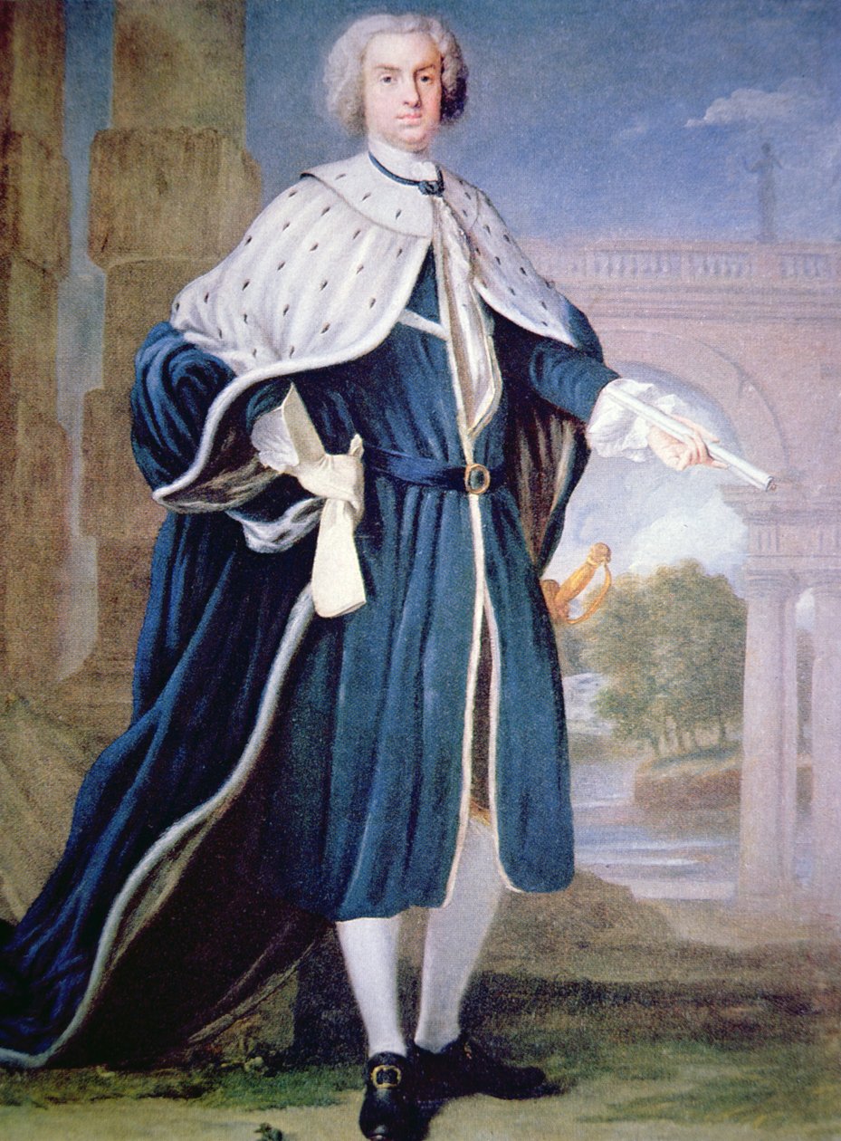 Charles Calvert portréja (színes litó) alkotó: Allan (after) Ramsay