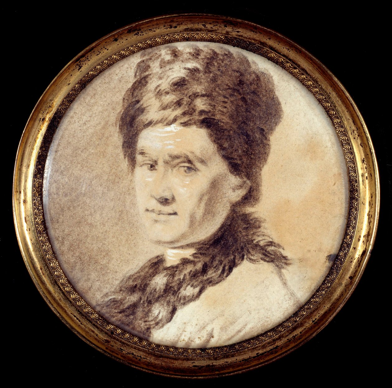 Jean Jacques Rousseau (1712-1778) svájci filozófus portréja örmény kosztümben Allan Ramsay névtelen rajza. 18. századi Párizs, Musee Carnavalet alkotó: Allan (after) Ramsay