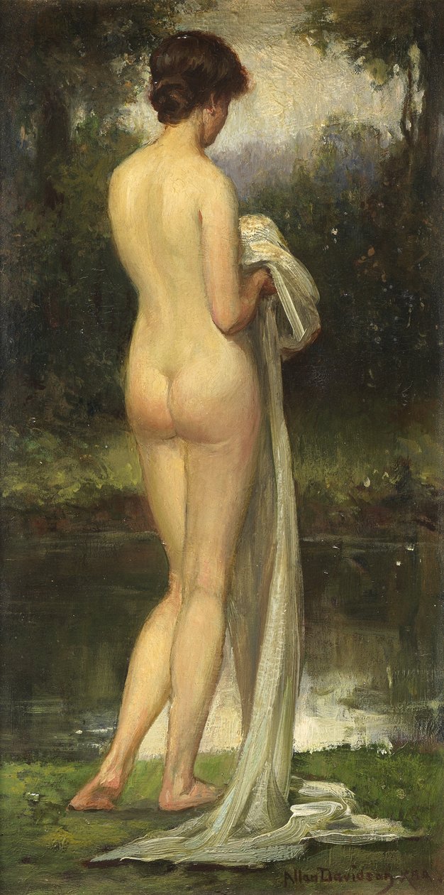 A fürdőző alkotó: Allan Douglas Davidson