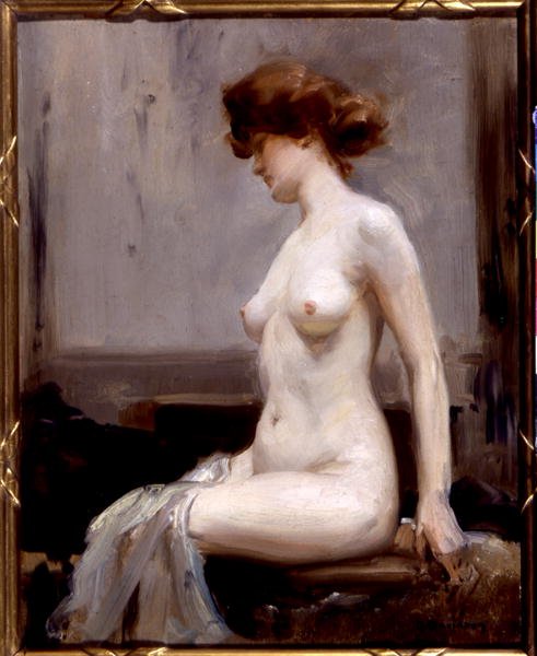 A modell (olaj a fedélzeten) alkotó: Allan Douglas Davidson