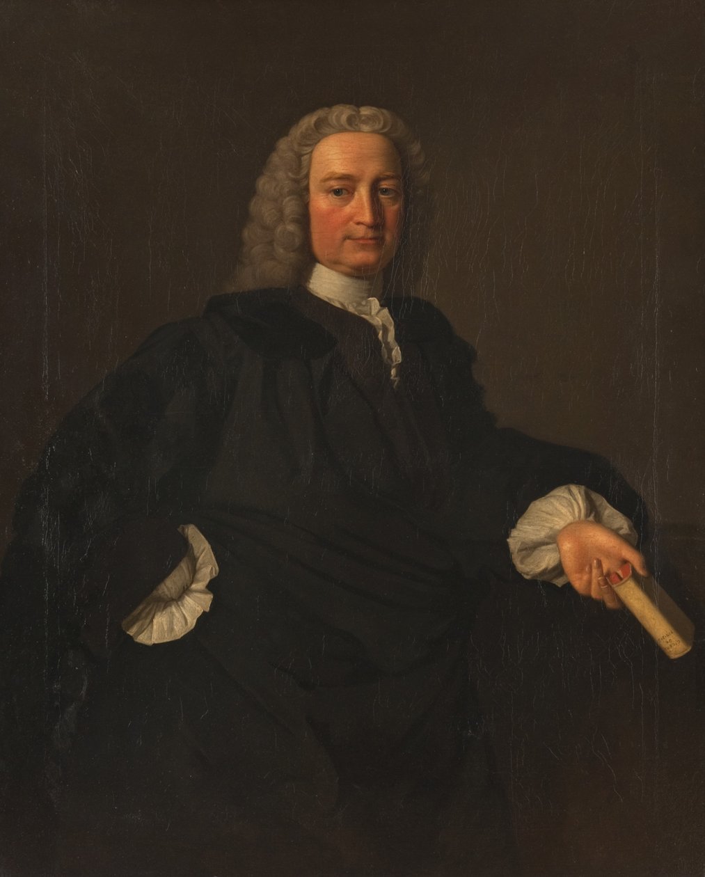 Francis Hutcheson, 1740-45 körül alkotó: Allan Ramsay