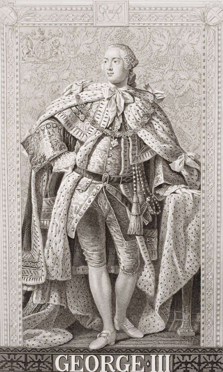 III. György (1738-1820) Az angol és skót történelem illusztrációiból, II. kötet alkotó: Allan Ramsay
