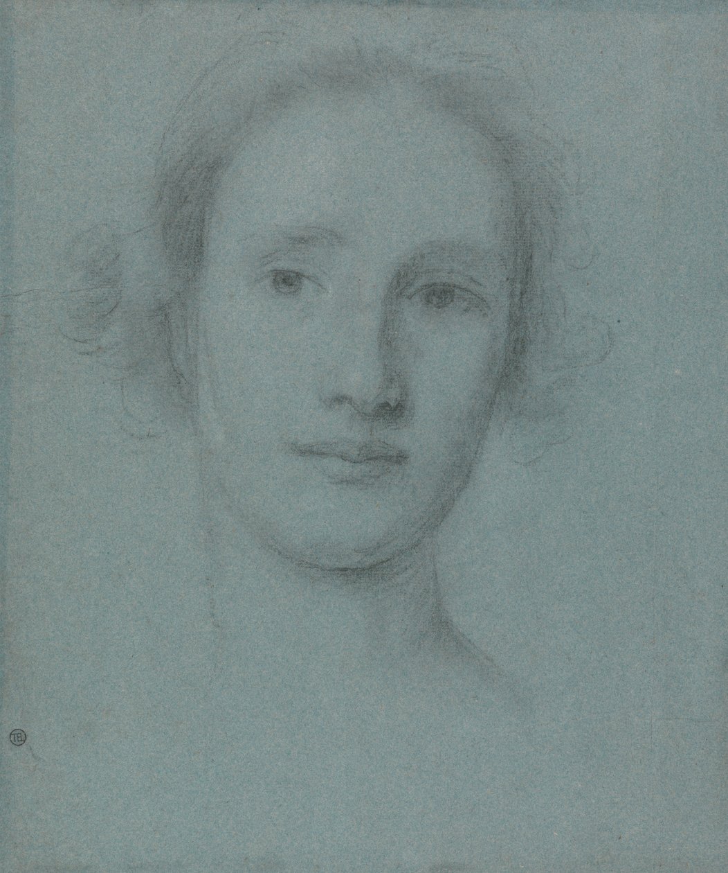 Egy fiatal nő feje alkotó: Allan Ramsay