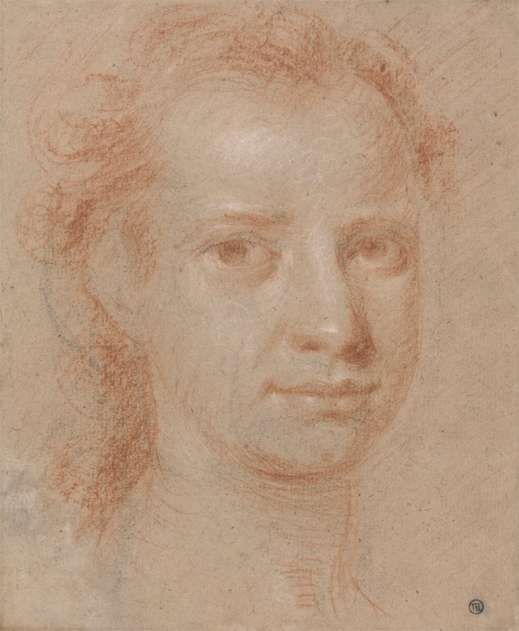 Fiatal nő vagy férfi feje alkotó: Allan Ramsay