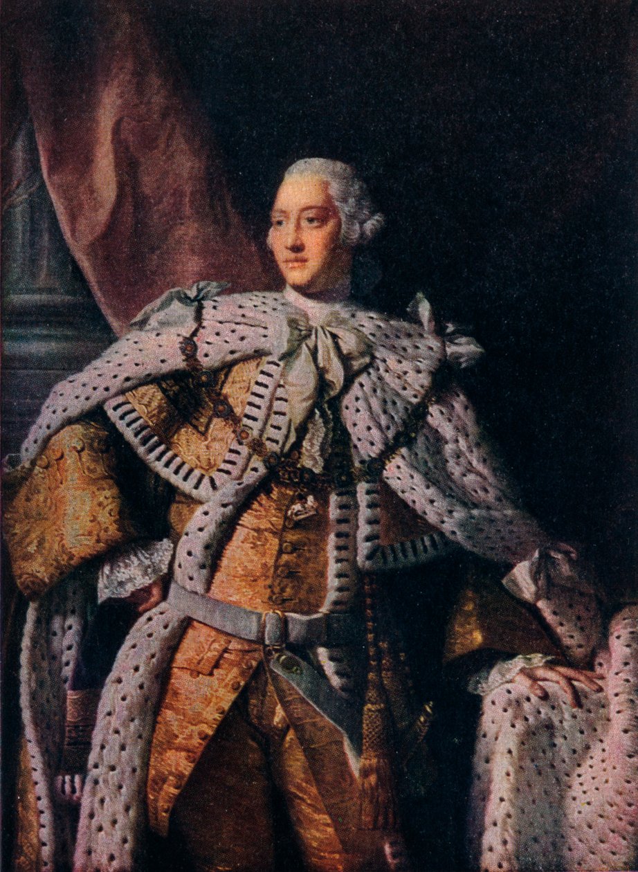 „III. György király”, 1761–1762, 1911 alkotó: Allan Ramsay