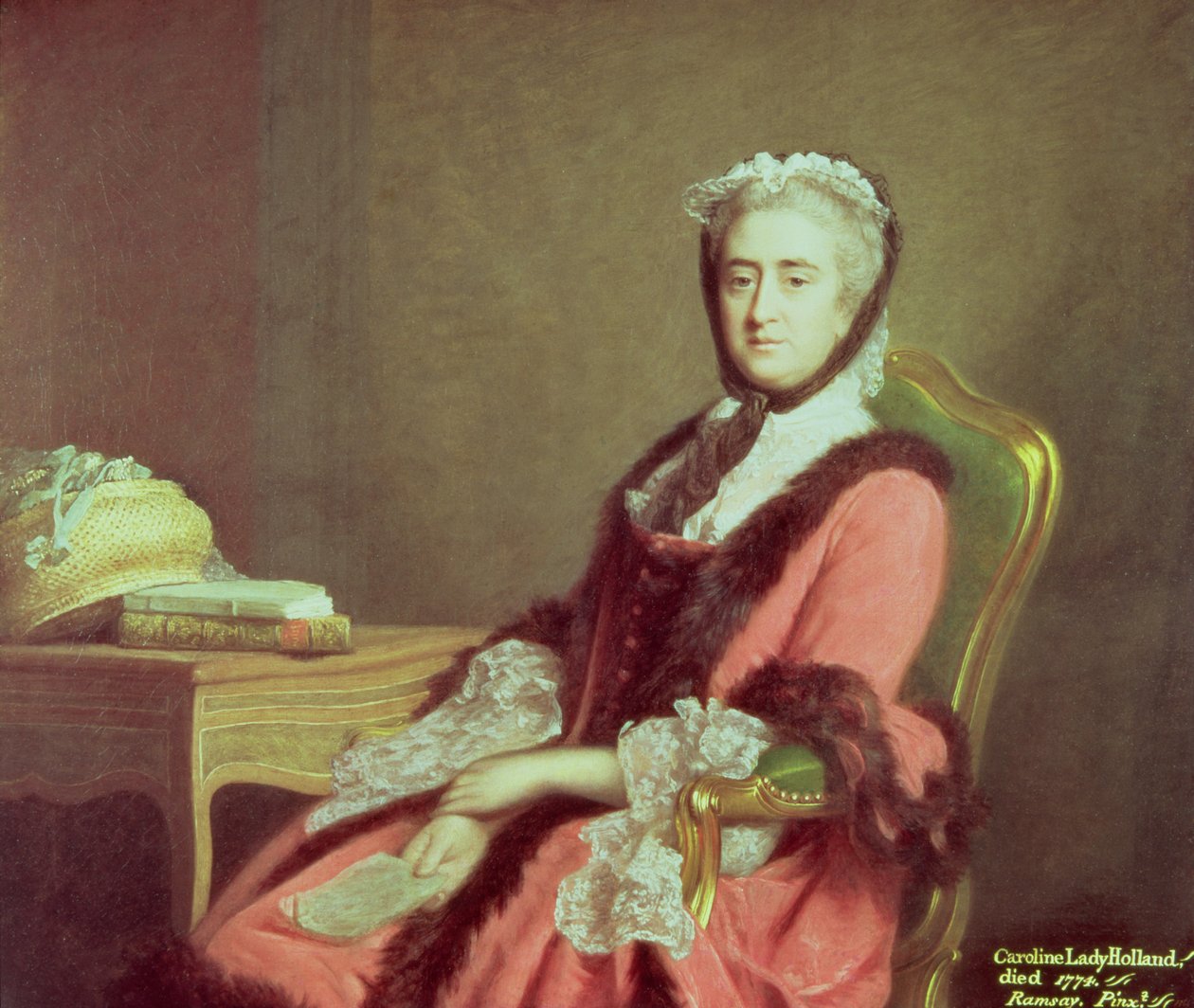 Lady Holland, 1766 alkotó: Allan Ramsay