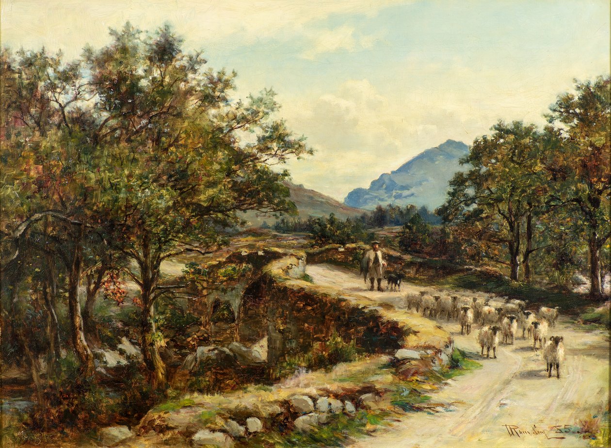 Régi híd Inverlochyban, Glenorchy alkotó: Allan Ramsay