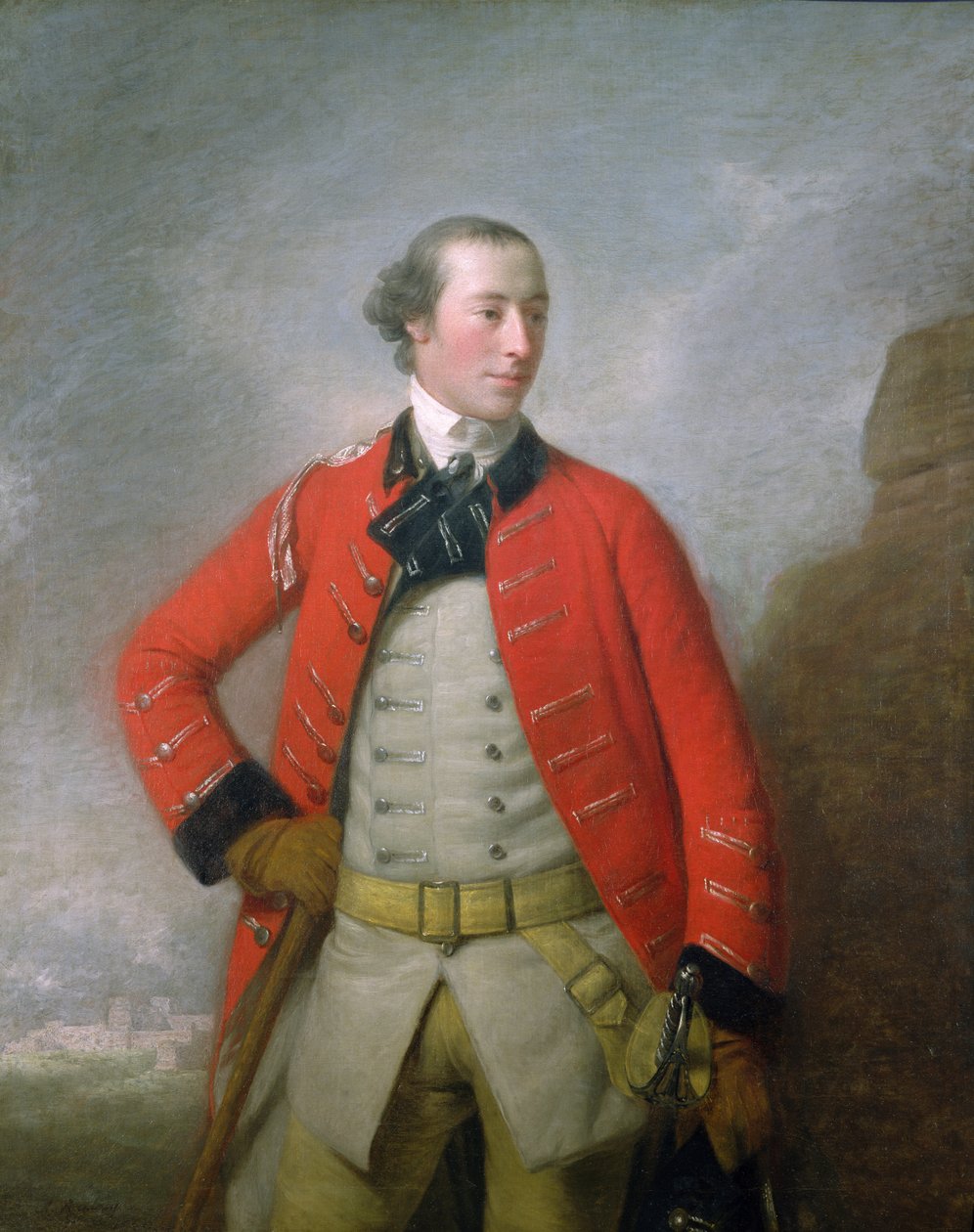 Sir William-Peer Williams kapitány portréja, 1759 körül alkotó: Allan Ramsay
