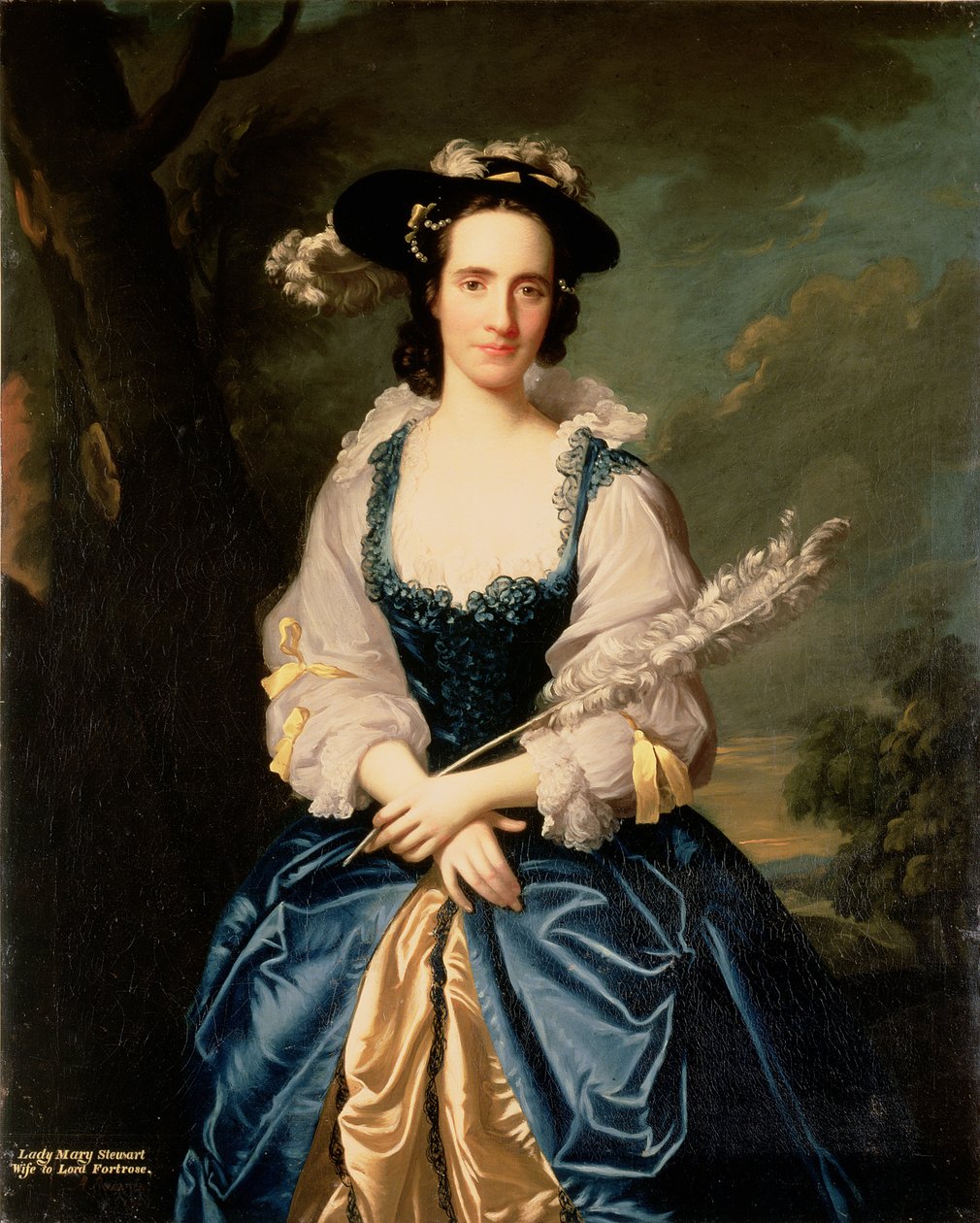 Lady Mary Stewart, Kenneth Mackenzie, Lord Fortrose feleségének portréja, 1749 alkotó: Allan Ramsay