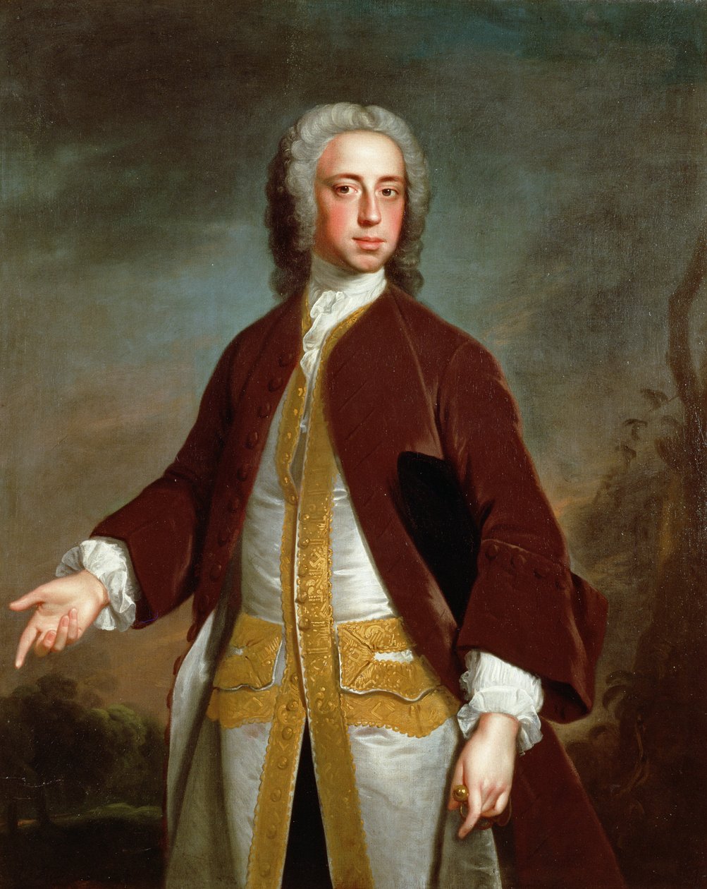 Lord Sherard Manners, Rutland hercegének 6. fia portréja 1742 előtt alkotó: Allan Ramsay