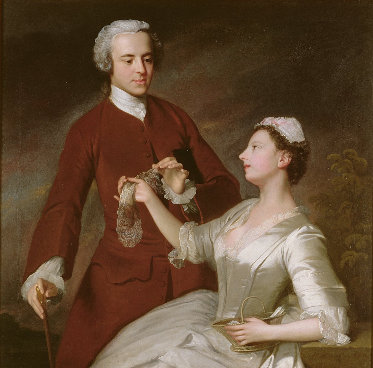 Sir Edward és Lady Turner portréja, 1740 alkotó: Allan Ramsay