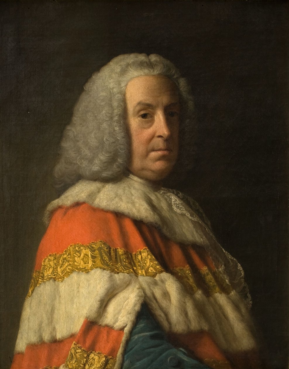 Sir William Pulteney, Bath grófjának portréja, 1750-64. alkotó: Allan Ramsay
