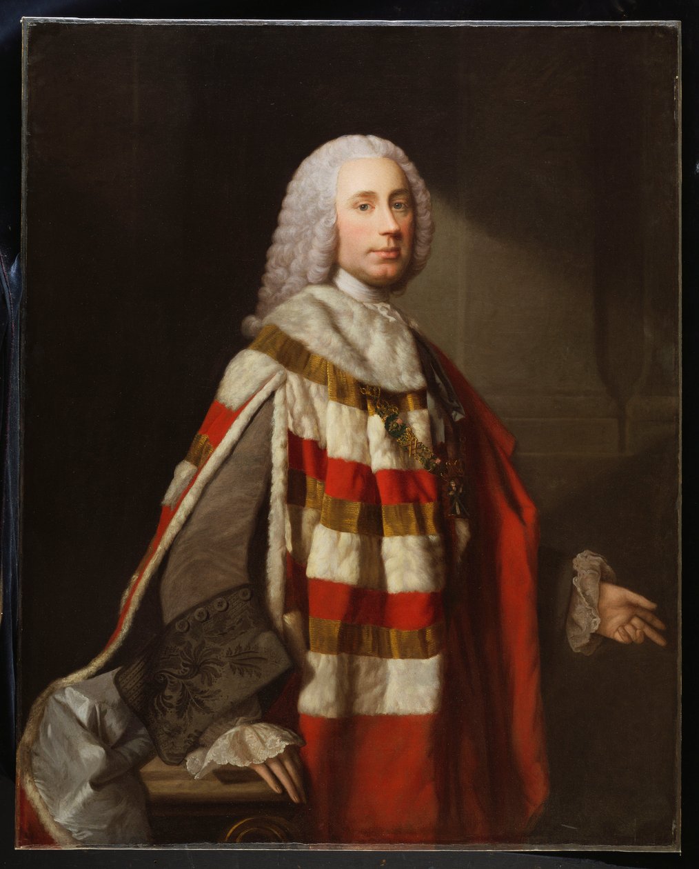 Egy nemes portréja, Jamesnek, Moray 8. grófjának gondolják alkotó: Allan Ramsay