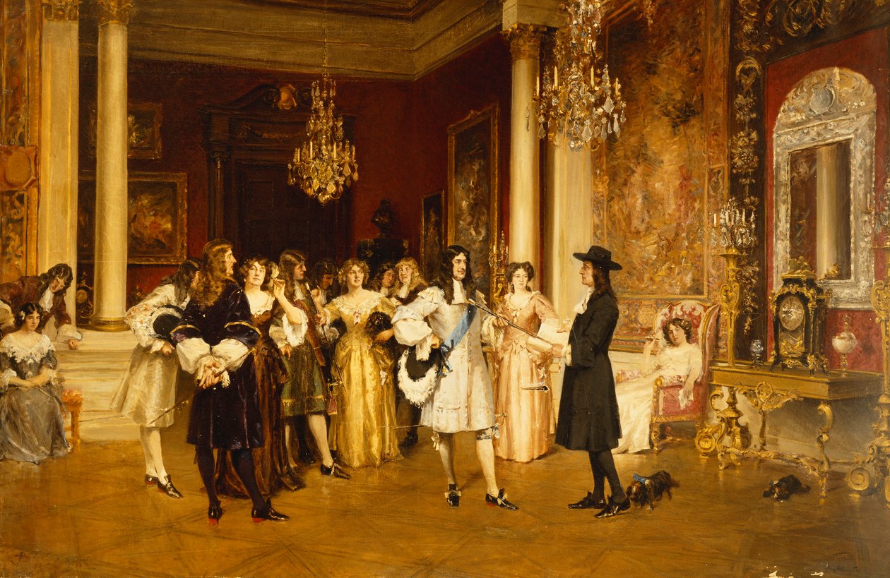 William Penn átveszi a Pennsylvaniai Chartát II. Károlytól alkotó: Allan Stewart