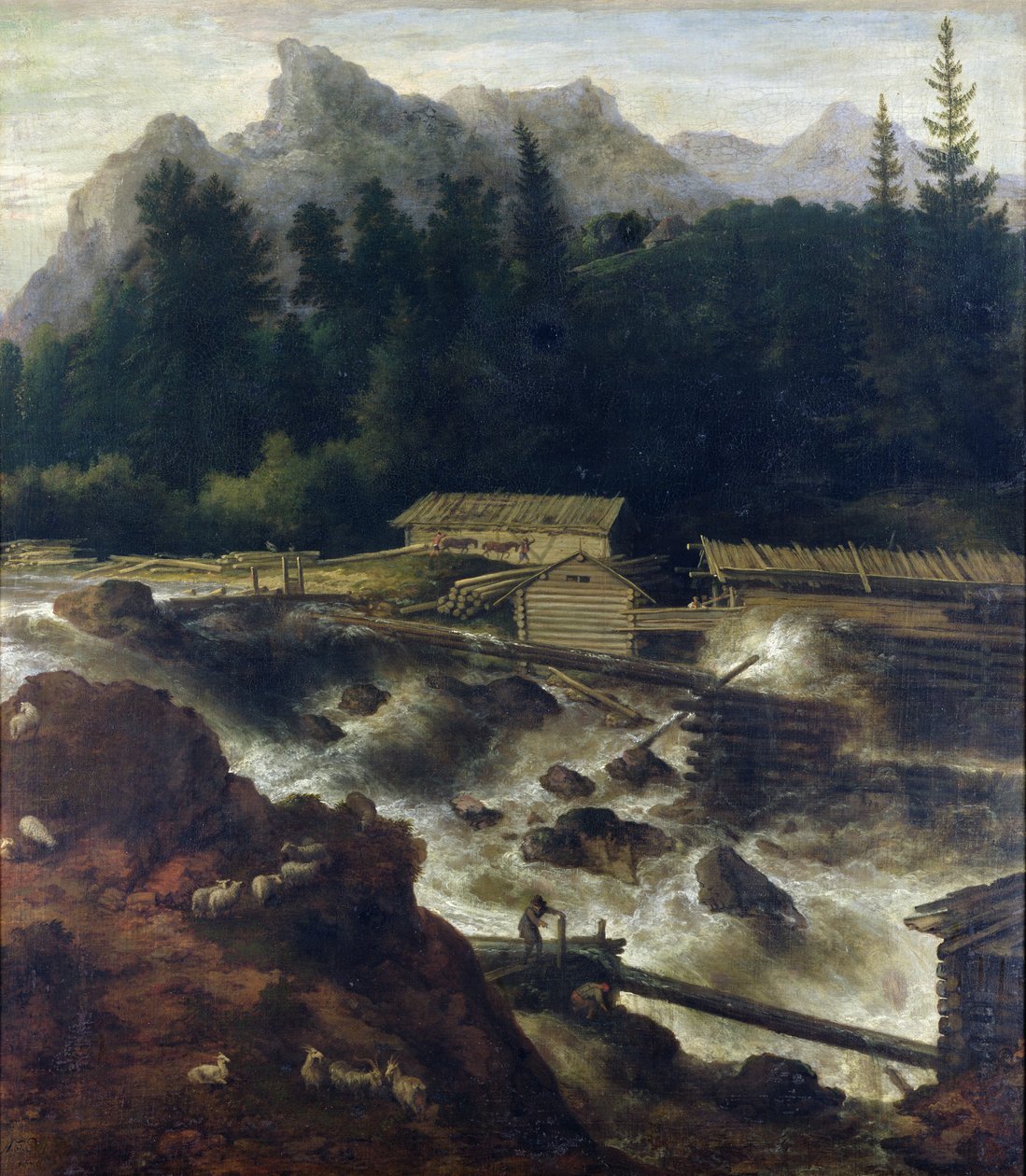Skandináv táj, 1670 alkotó: Allart van Everdingen
