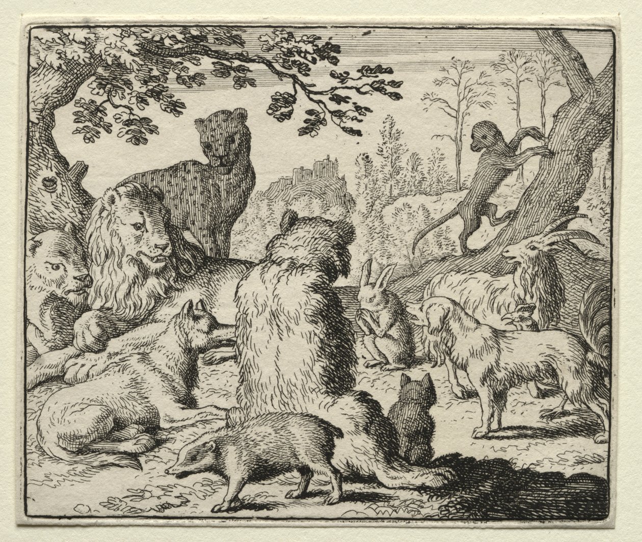 Reynard, a róka: Oroszlán parancsok Reynard keresése alkotó: Allart van Everdingen