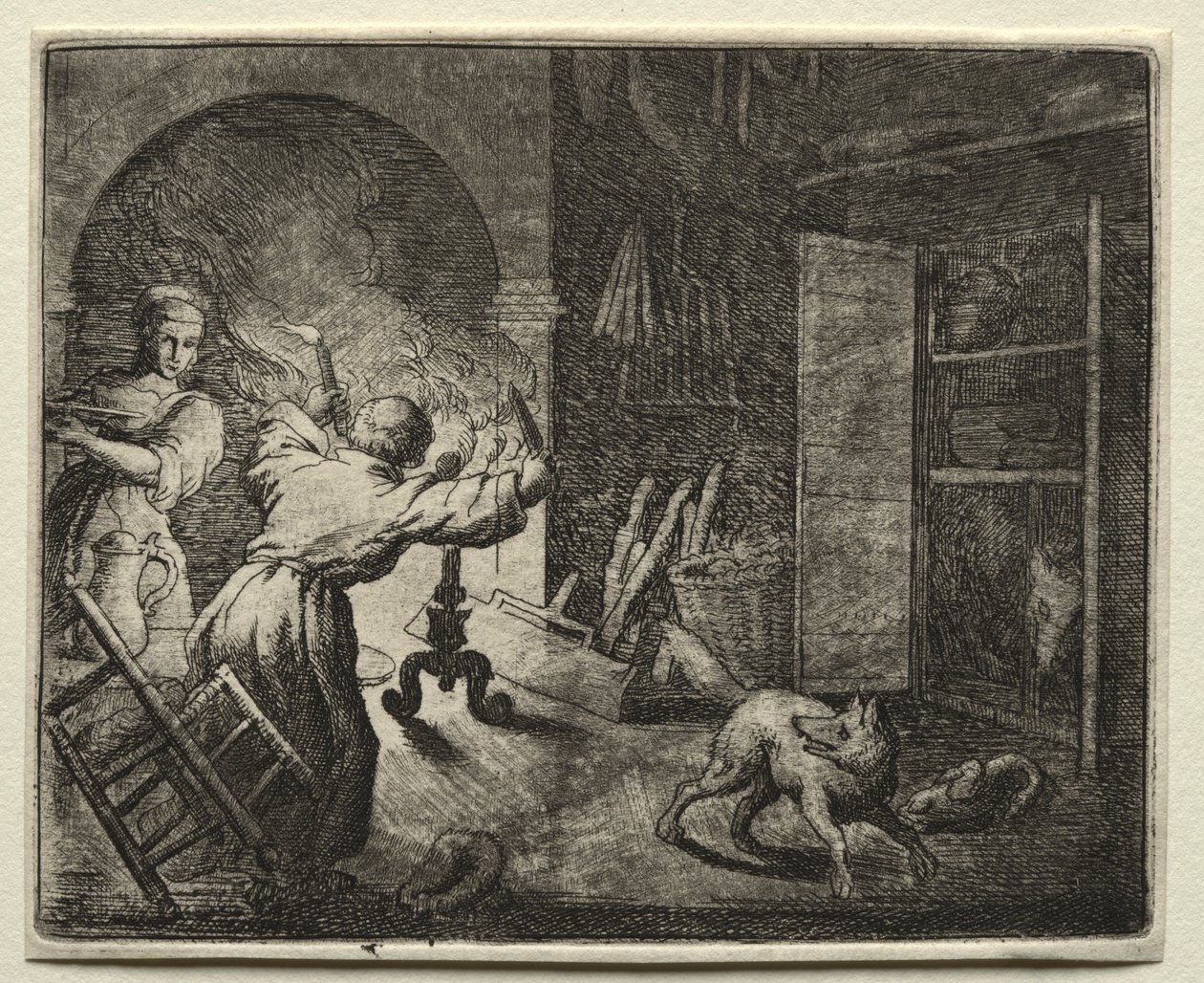 Reynard, a róka: Reynard ellop egy Capont. alkotó: Allart van Everdingen