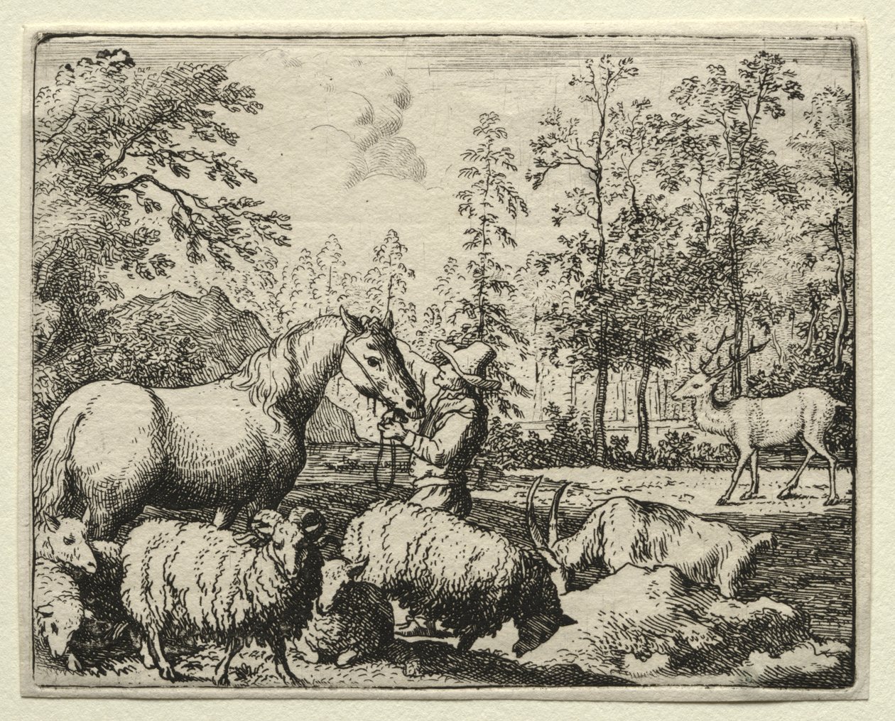 Reynard, a róka: A féltékeny ló. alkotó: Allart van Everdingen