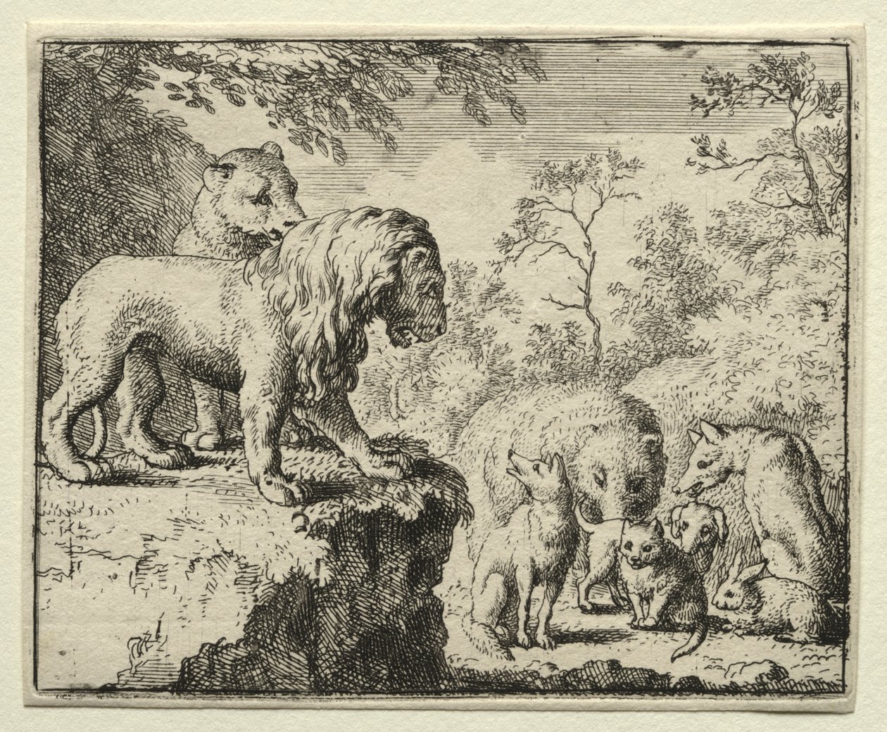 Reynard, a róka: Reynard kegyelme. alkotó: Allart van Everdingen