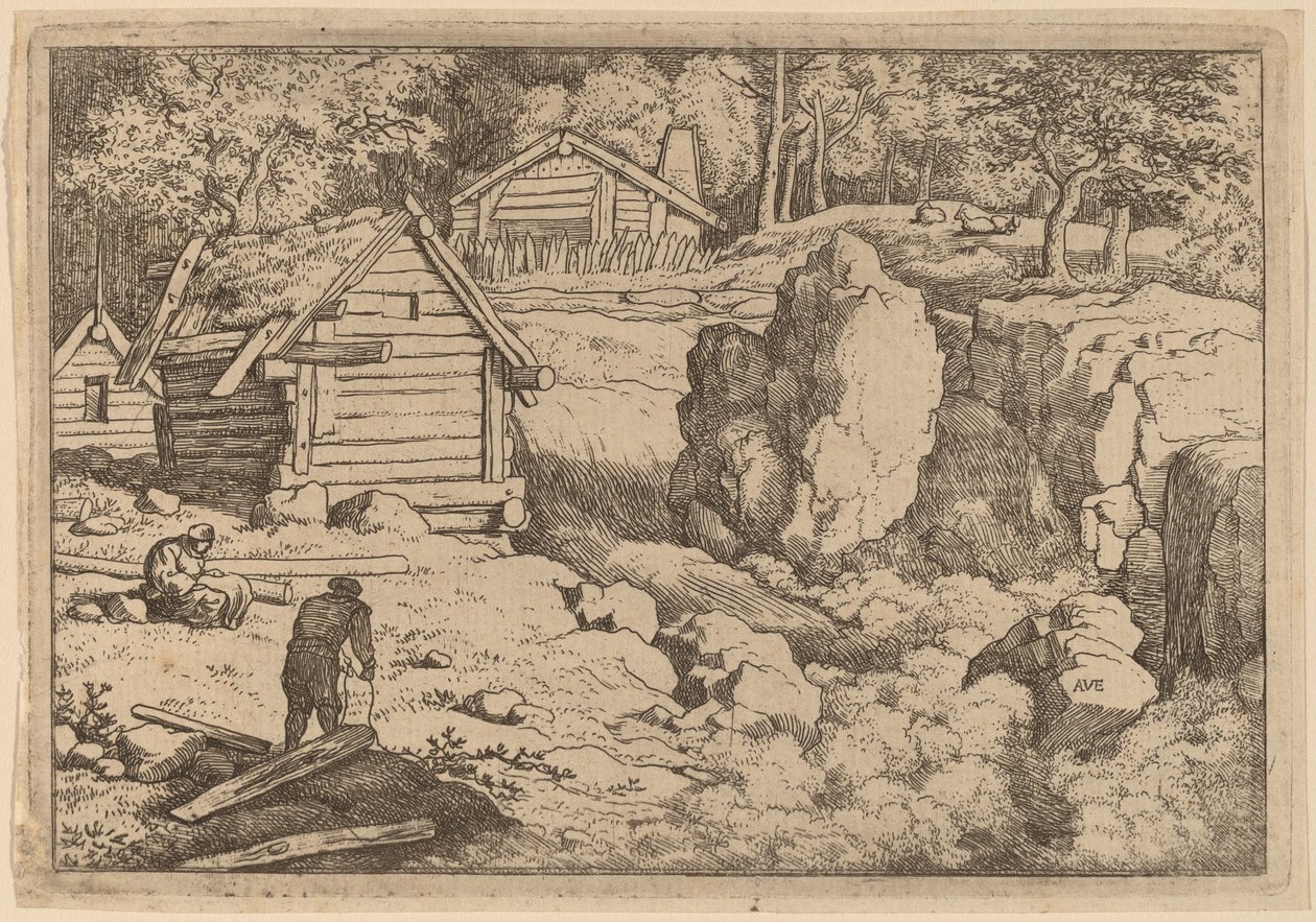 Az Ács, valószínűleg c. 16451656. alkotó: Allart van Everdingen