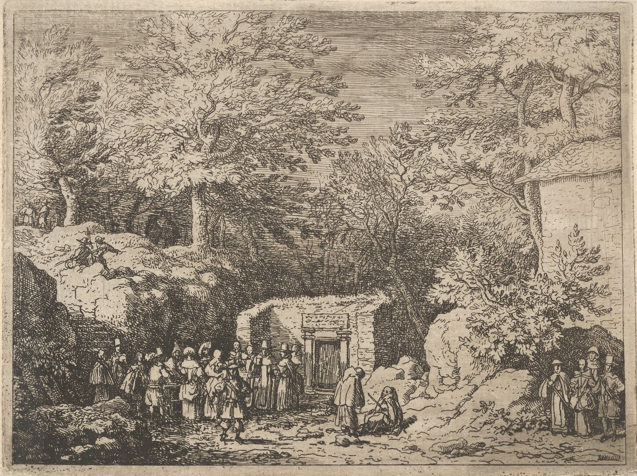 A negyedik tavasz, 17. század. alkotó: Allart van Everdingen