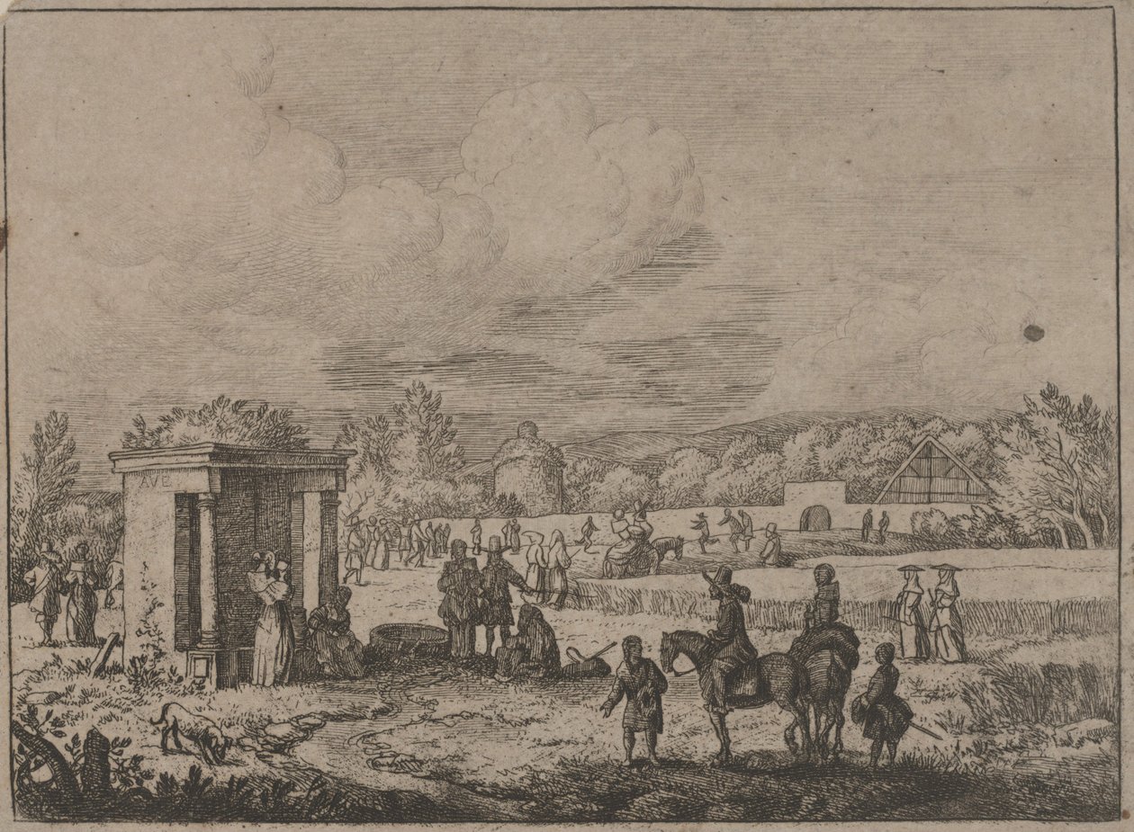 A watrozi tavasz, 1650 körül (rézkarc) alkotó: Allart van Everdingen
