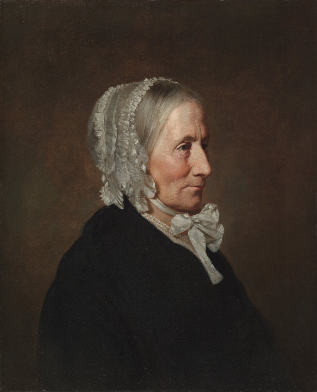 A művész anyja portréja, valószínűleg az 1800-as évek közepén. alkotó: Allen Smith
