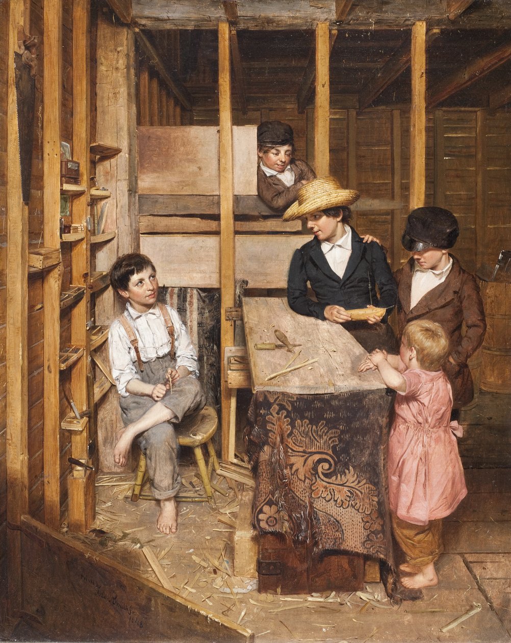 Az ifjú szerelő, 1848 alkotó: Allen Smith
