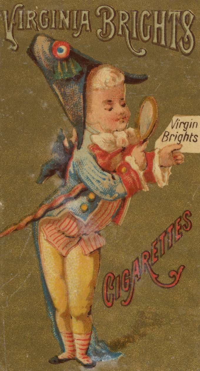 A Girls and Children N64 sorozatból, amely Virginia Brights cigarettákat reklámoz Allennek és..., 1886. alkotó: Allen and Ginter