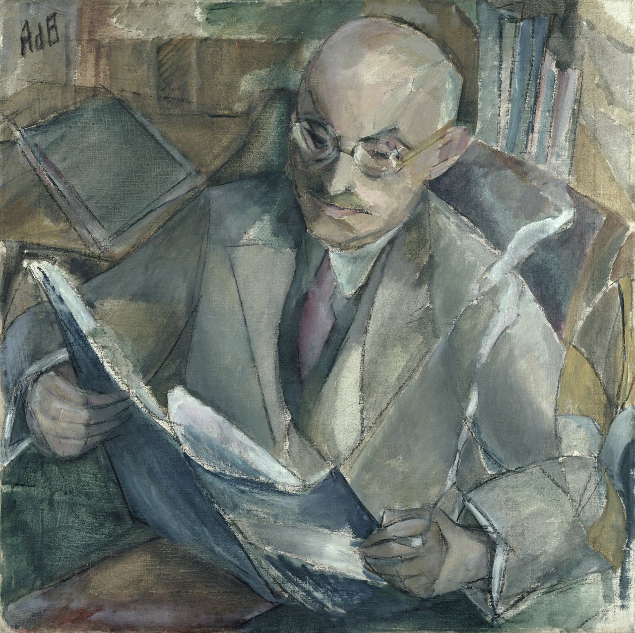 Dr. Georg Wendemuth portréja (1860-1929) alkotó: Alma Del Banco