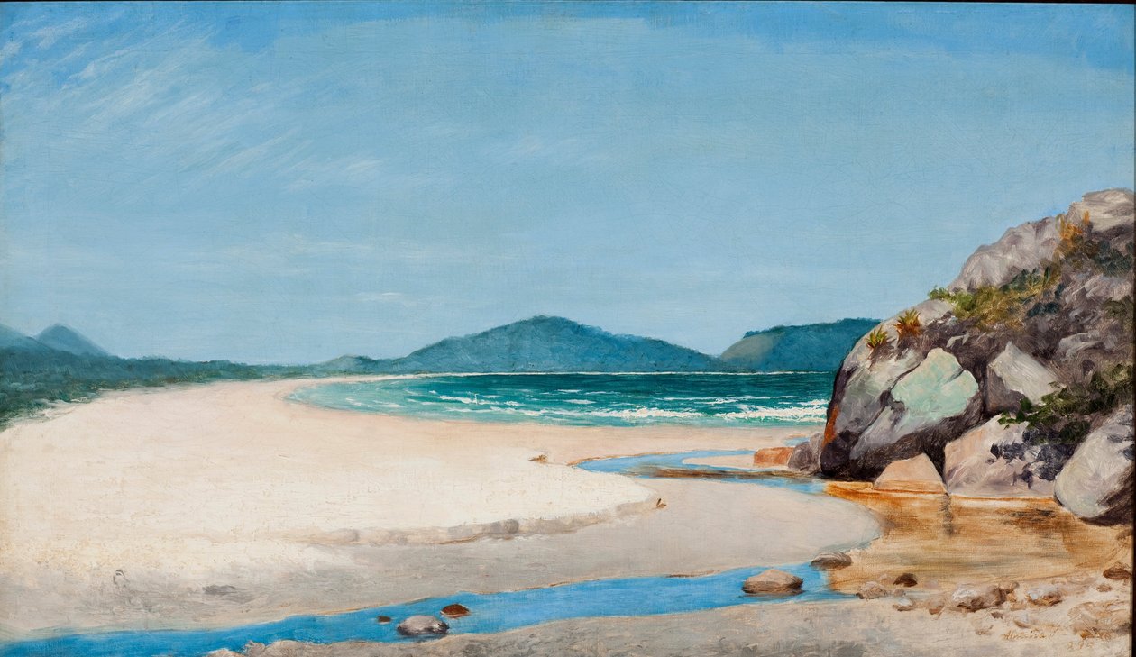 Tengerkép, Guaruja alkotó: Almeida Júnior